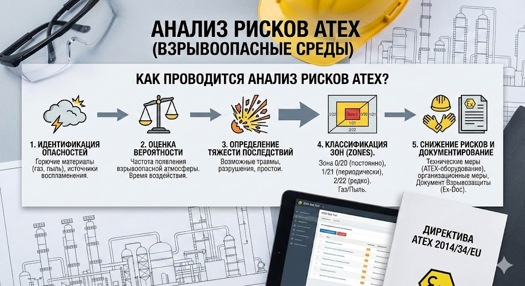 Как проводится анализ рисков ATEX?