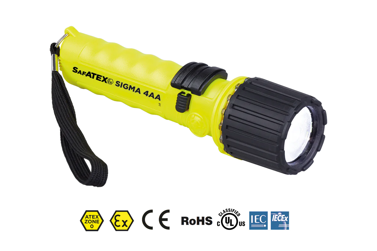 Sigma 4AA | 185 люмен | Zone 0 | ATEX фонарь