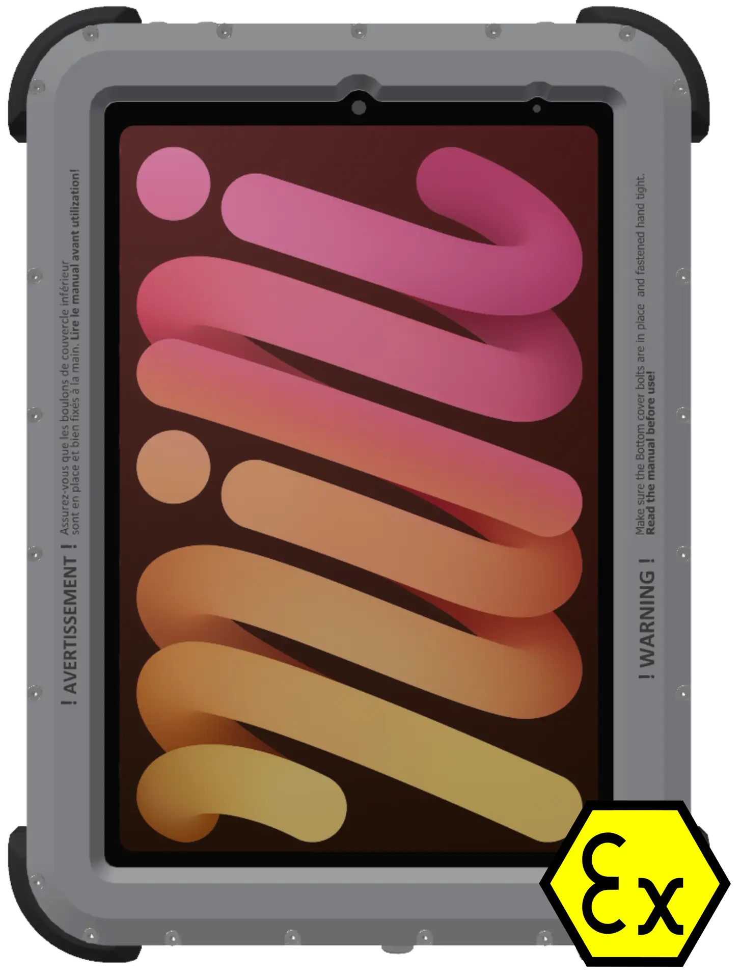 Взрывозащищённый iPad Mini 7 (Ex Zone 1) ATEX/IECEx сертификация для Zone 1 / Zone 21
