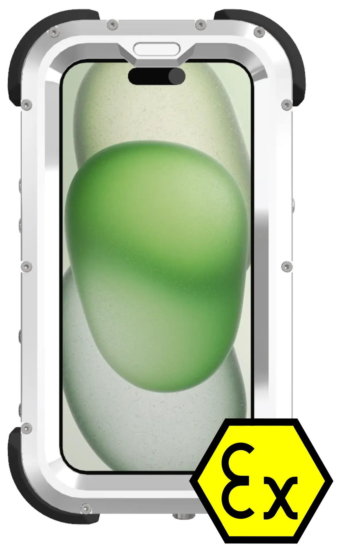 Взрывозащищённый iPhone 15 (Ex Zone 1) ATEX/IECEx сертификация для Zone 1 / Zone 21
