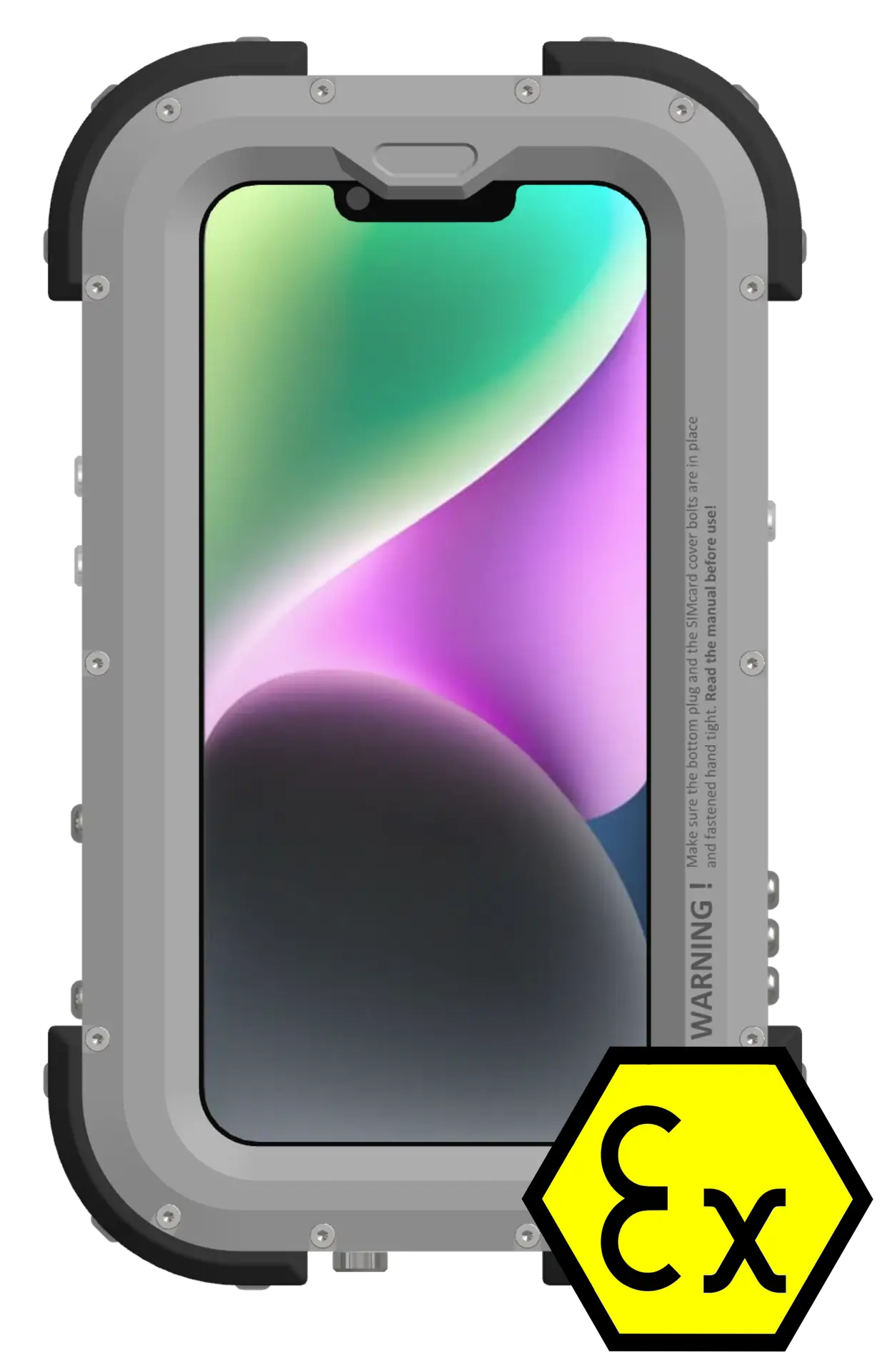 Взрывозащищённый iPhone 14 (Ex Zone 1) ATEX/IECEx сертификация для Zone 1 / Zone 21