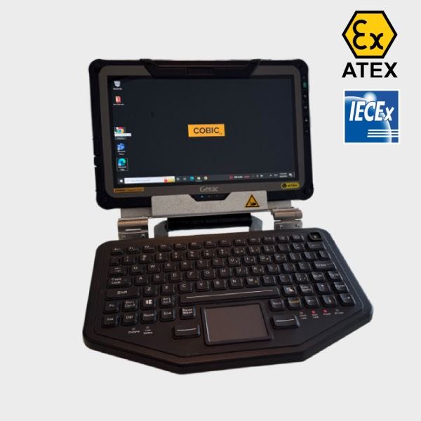 Взрывозащищённый ноутбук ATEX – Cobic-Ex F112 LT